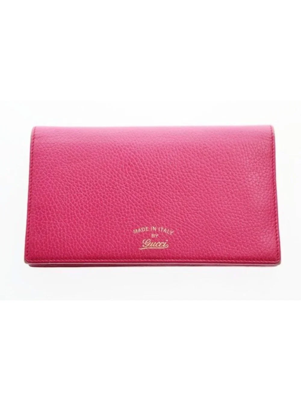 Gucci Swing Shoulder Wallet Pink Leather - Picture 1 of 9